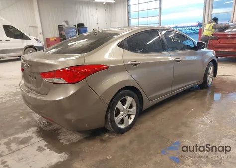 2013 Hyundai Elantra Gls from USA, damaged, VIN 5NPDH4AE6DH448439